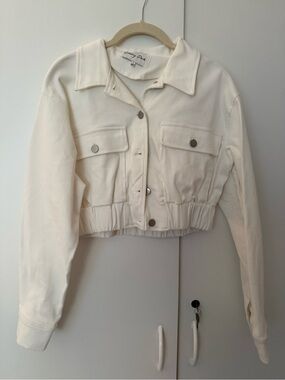 Off white Cropped Jacket